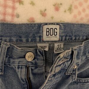 BDG Women's Blue baggie High-Rise Jeans